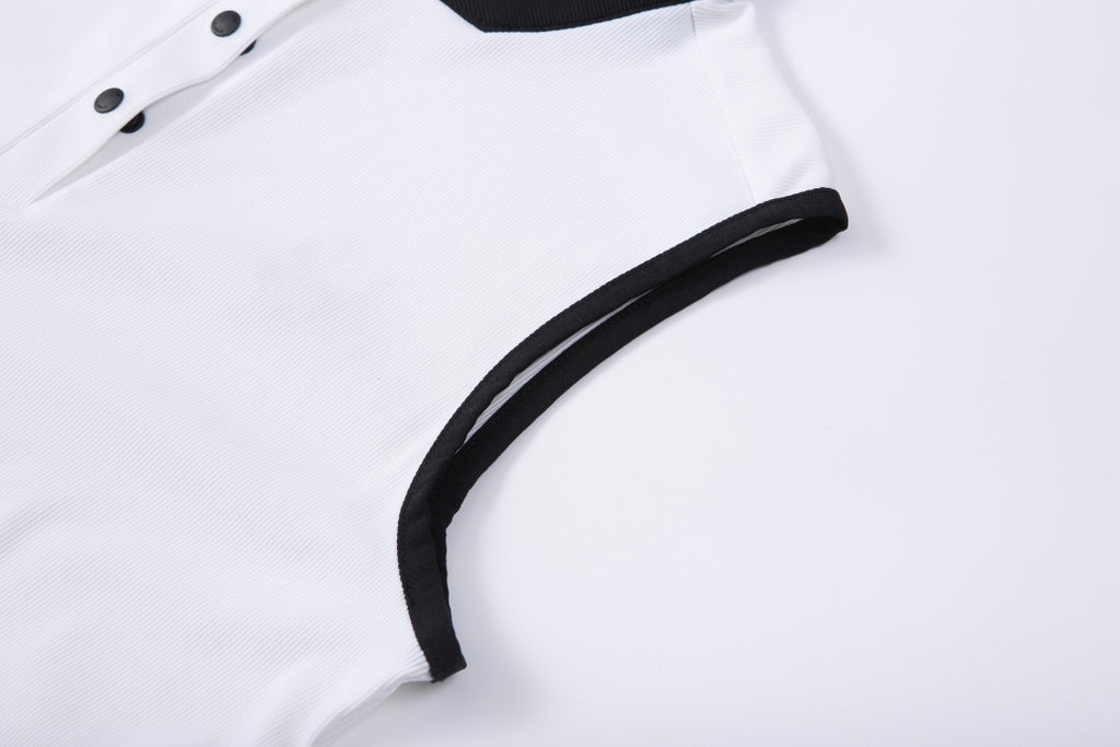 Women's Vest White/Black