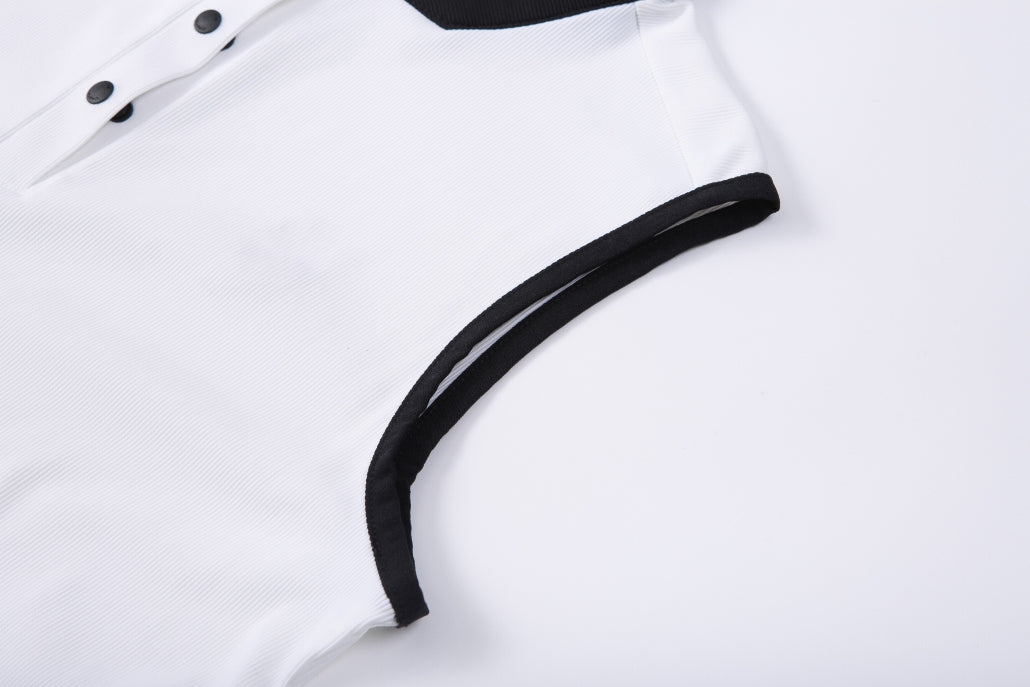 Women's Vest White/Black
