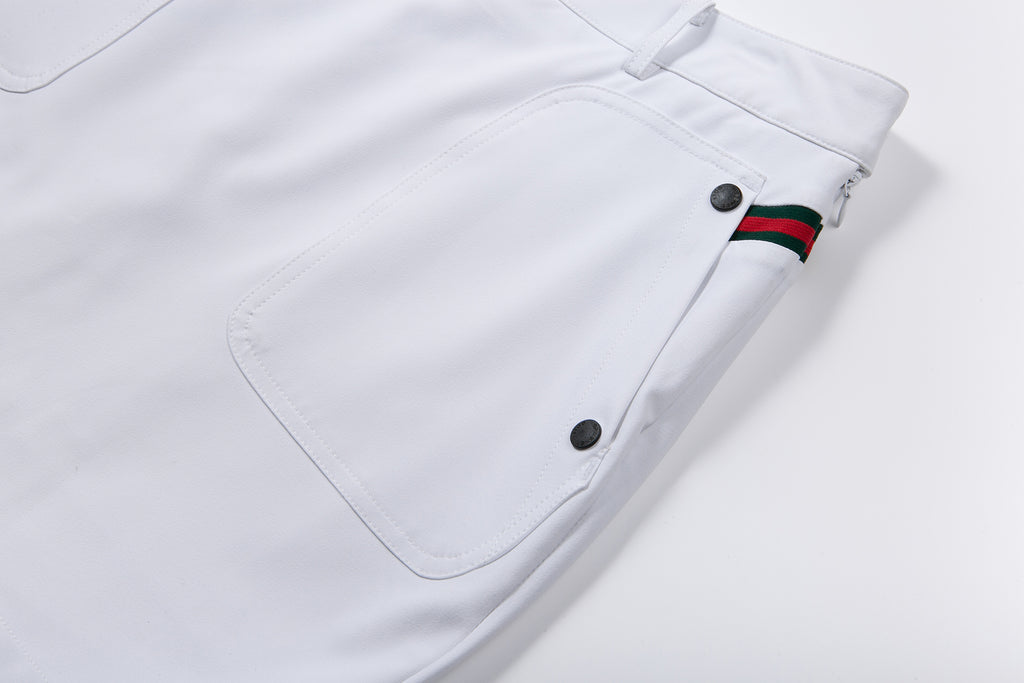 Golf White Skirt with Pouch