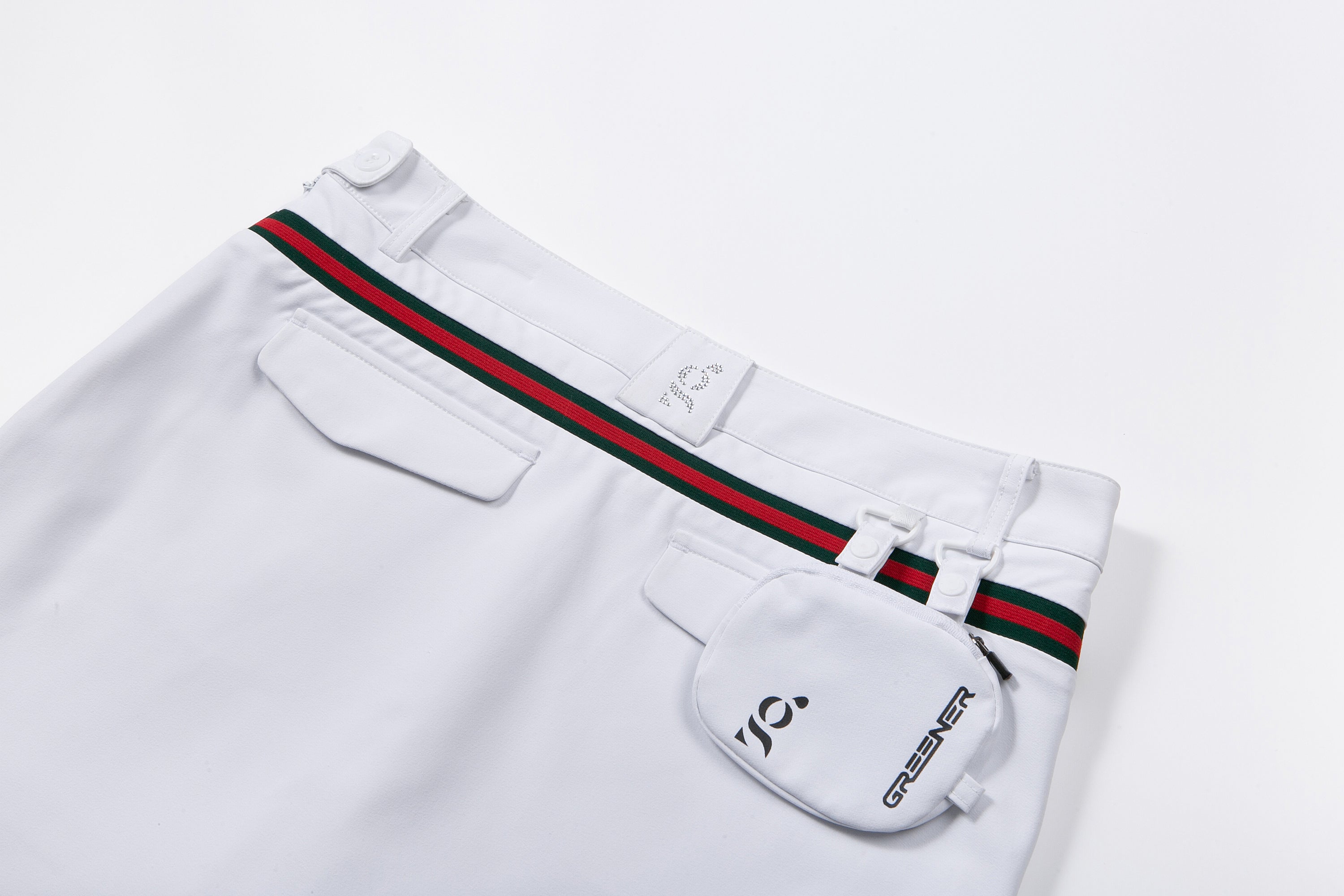 Golf White Skirt with Pouch