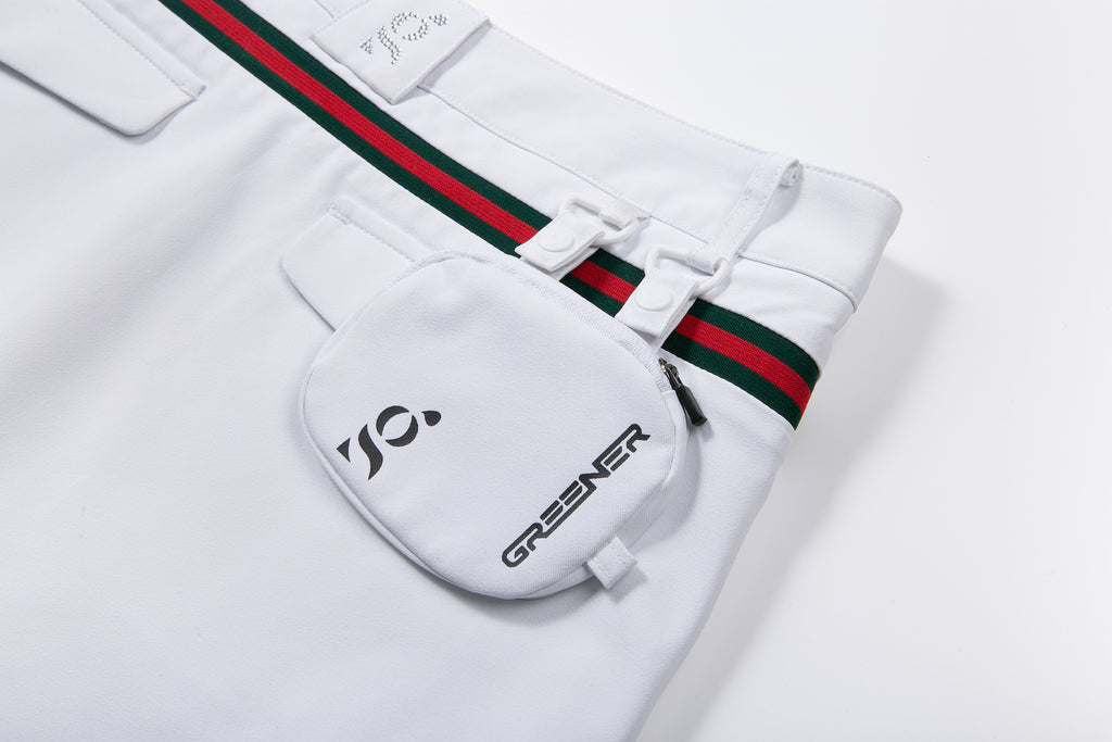 Golf White Skirt with Pouch