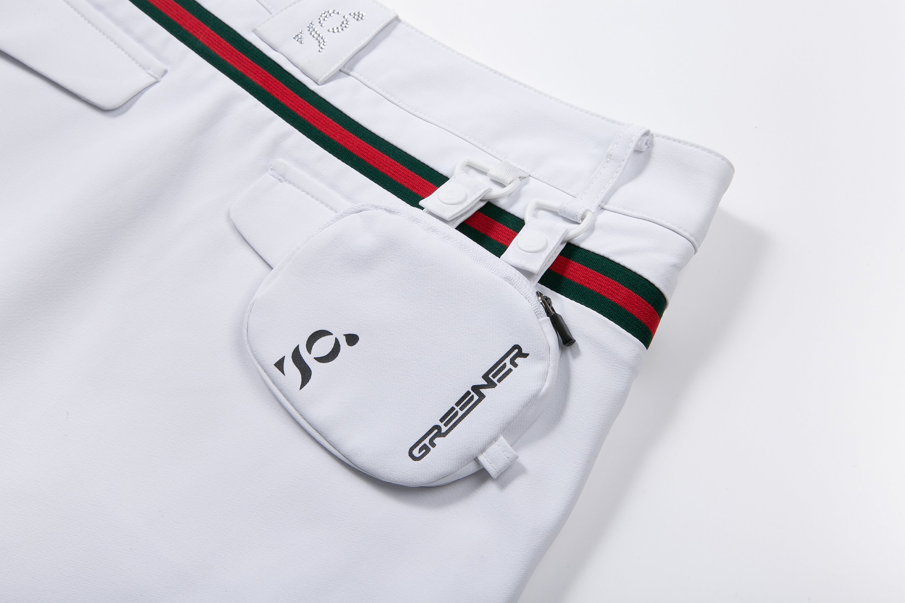 Golf White Skirt with Pouch