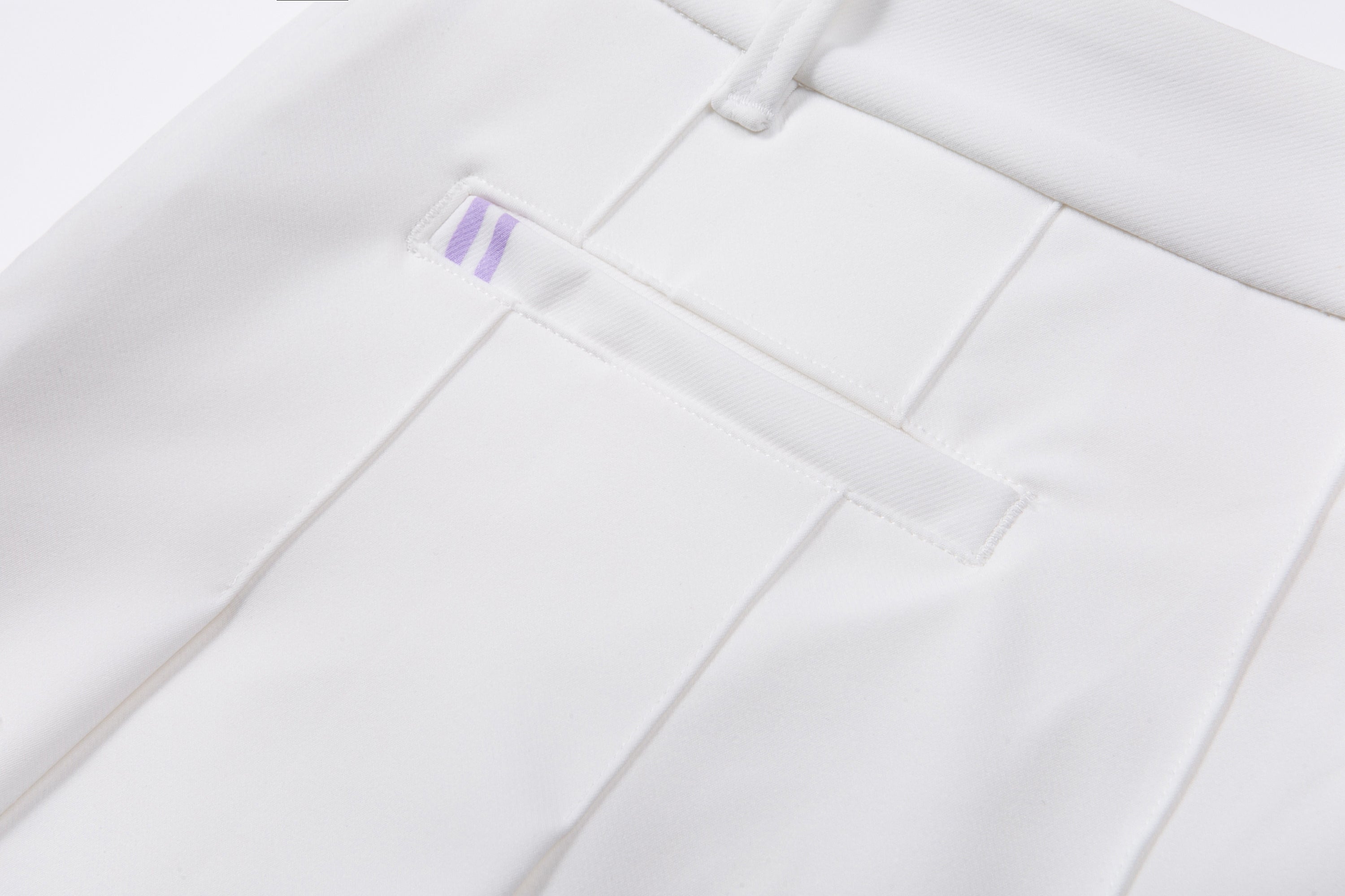 Golf Skirt White/Purple
