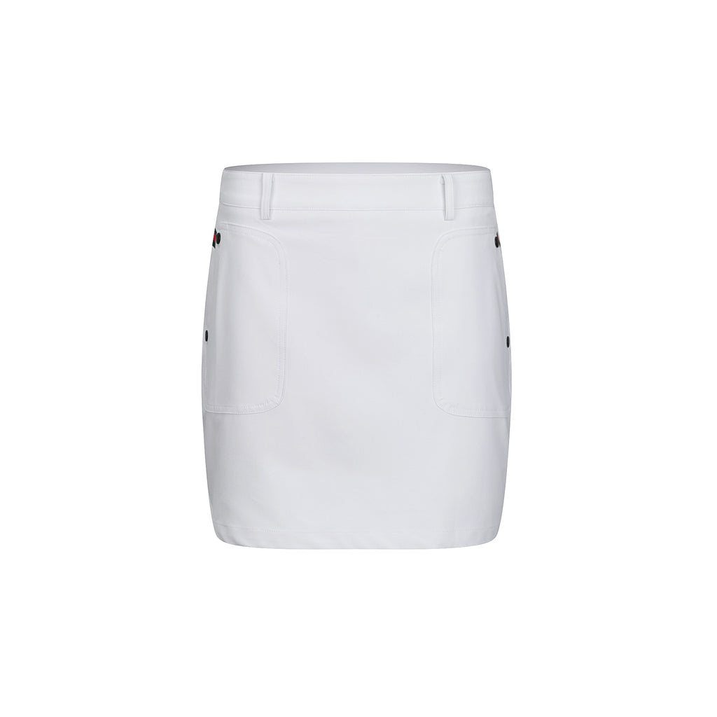 Golf White Skirt with Pouch