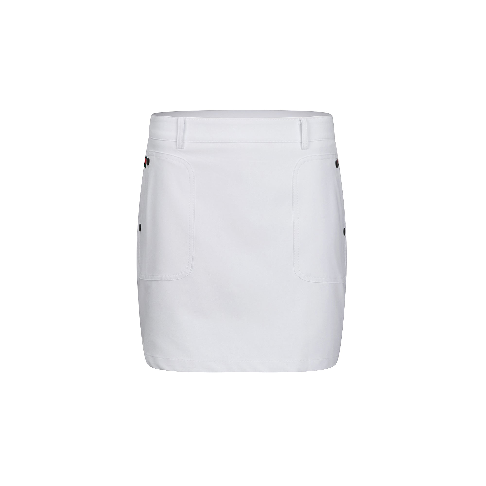 Golf White Skirt with Pouch