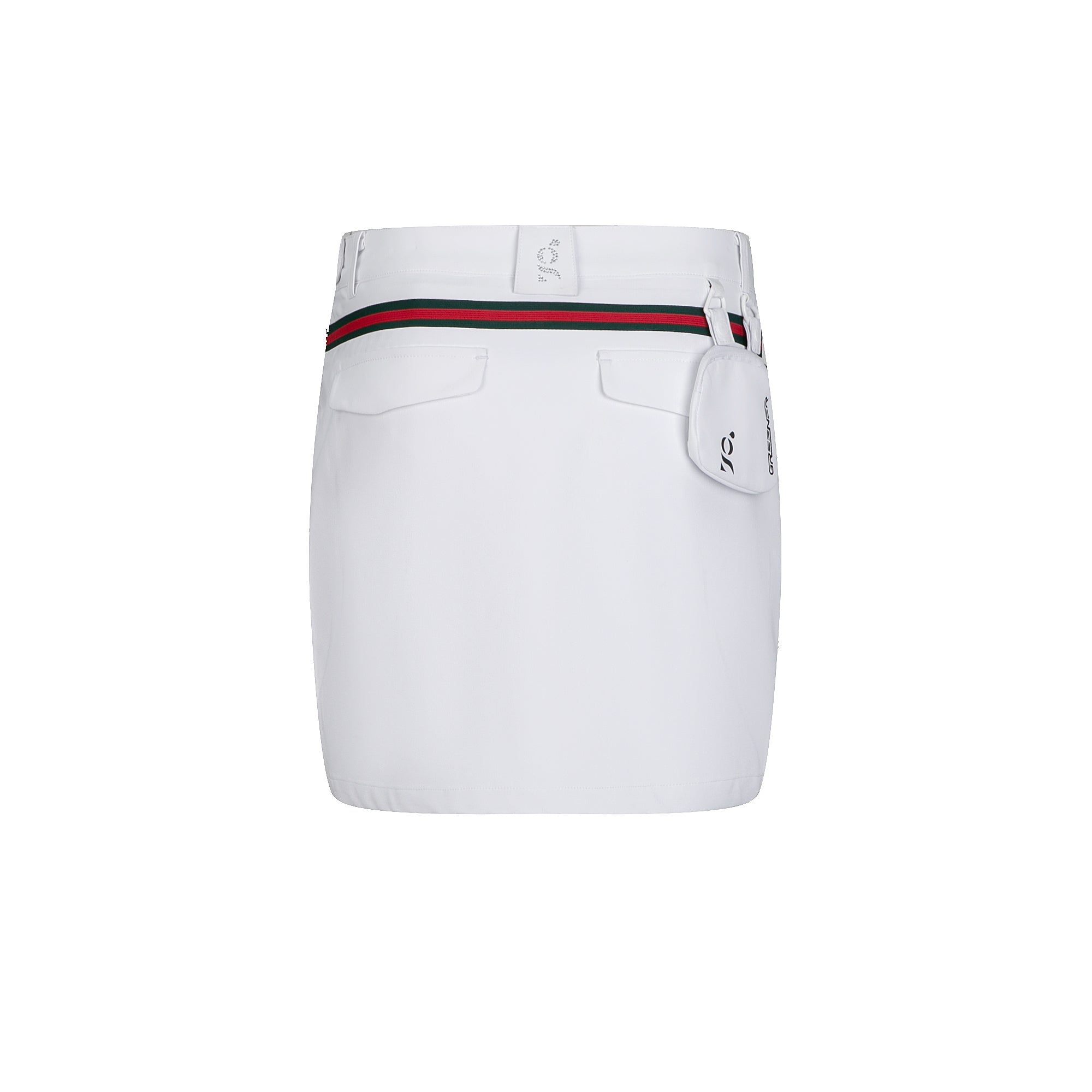 Golf White Skirt with Pouch