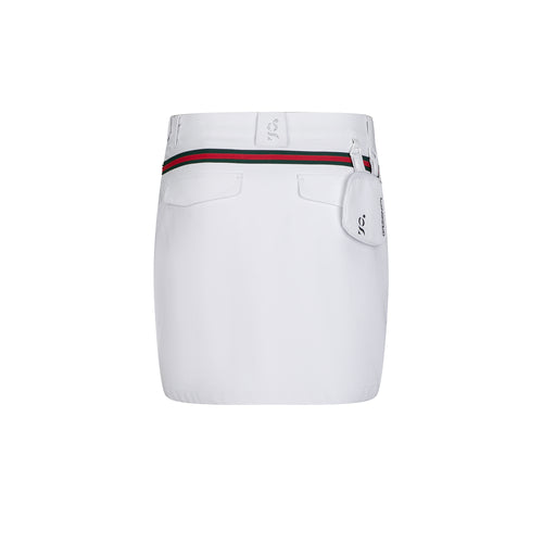 Golf White Skirt with Pouch