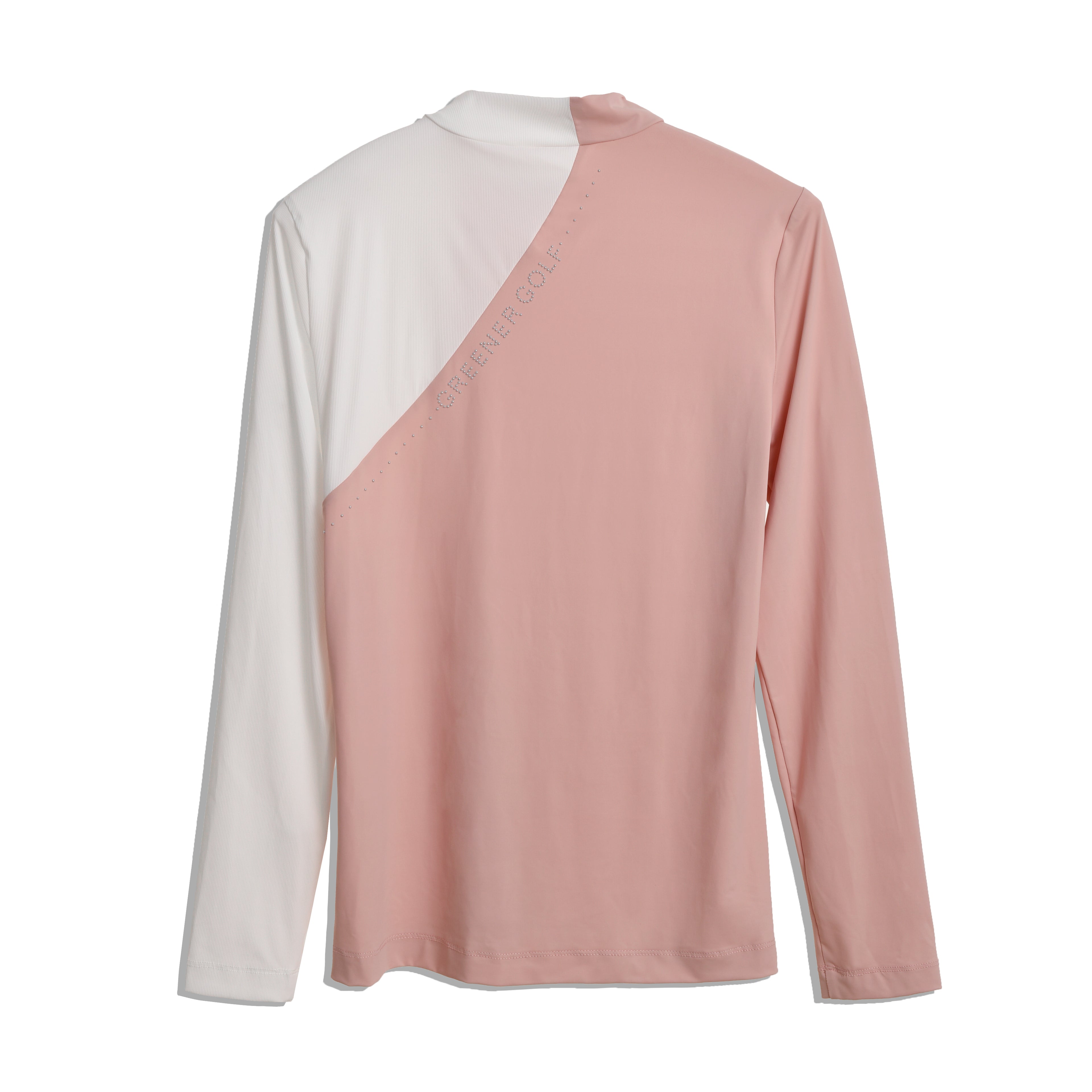 Women's Long Sleeve Pink/White