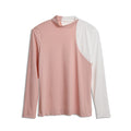 Women's Long Sleeve Pink/White