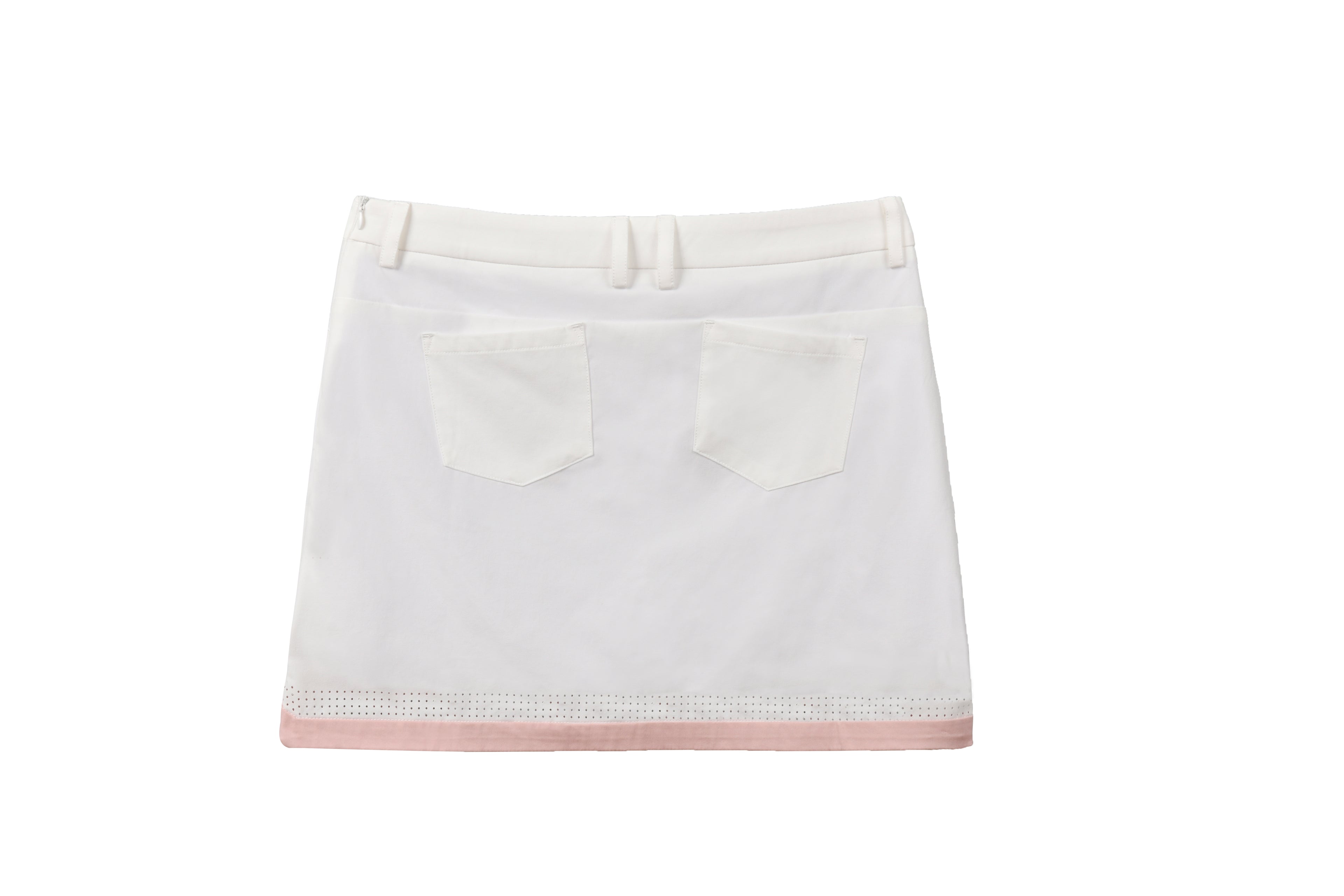Golf Skirt White/Peach