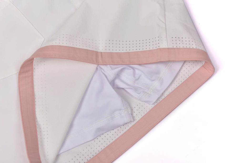 Golf Skirt White/Peach