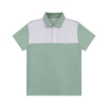 Men's Green/White Polo